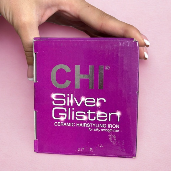 NWOT CHI | Silver Glisten 1” Ceramic Hairstyling Iron - Picture 4 of 7